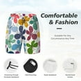thumbnail image 5 of Gaeub Colorful Butterflies Mens Swim Trunks Stretch Beach Shorts Quick Dry for Men Swim Shorts Swimwear with Pockets- XX-Large, 5 of 9
