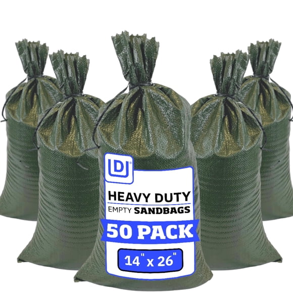 Sacos de arena DURASACK de polipropileno tejido de alta resistencia, 50 kg