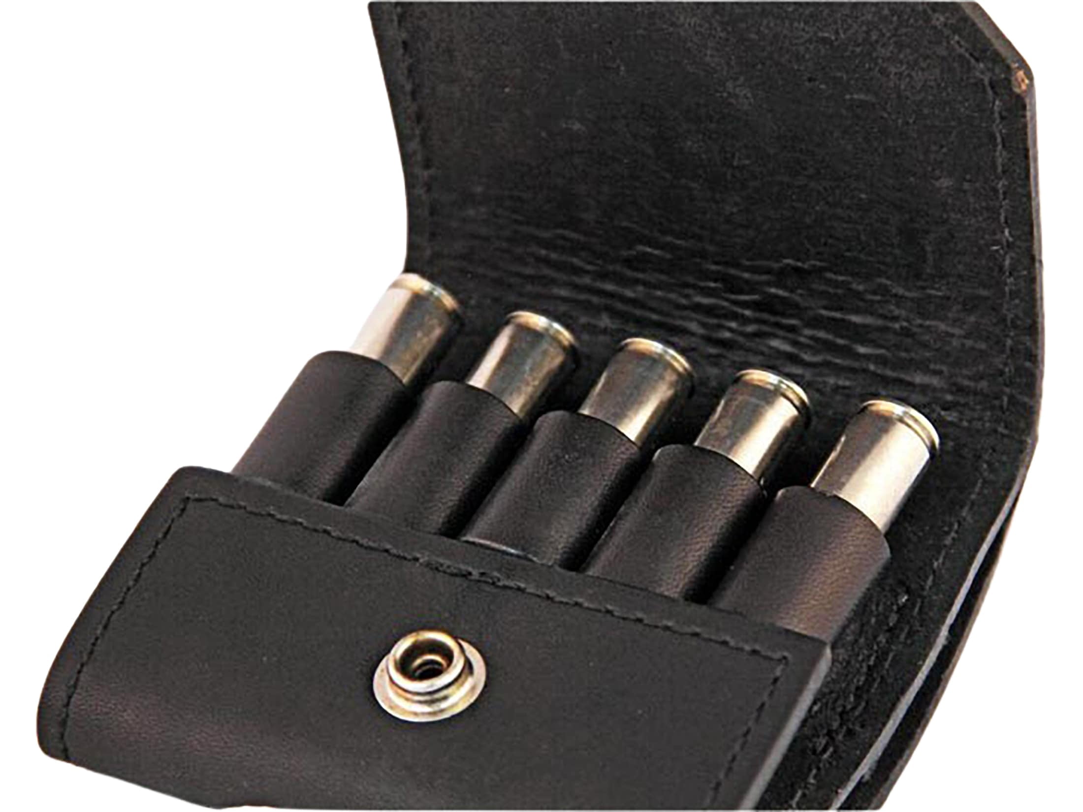 Montana Sling Cartridge Belt Slide Belted Magnum Leather Black