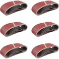 thumbnail image 1 of Cloth Sanding Belts 25 pieces 610 x 100 mm Mixpack (5 x grit 40/60/80/120/180 each) for belt sanders Sandpaper Sanding Belt Set, 1 of 5