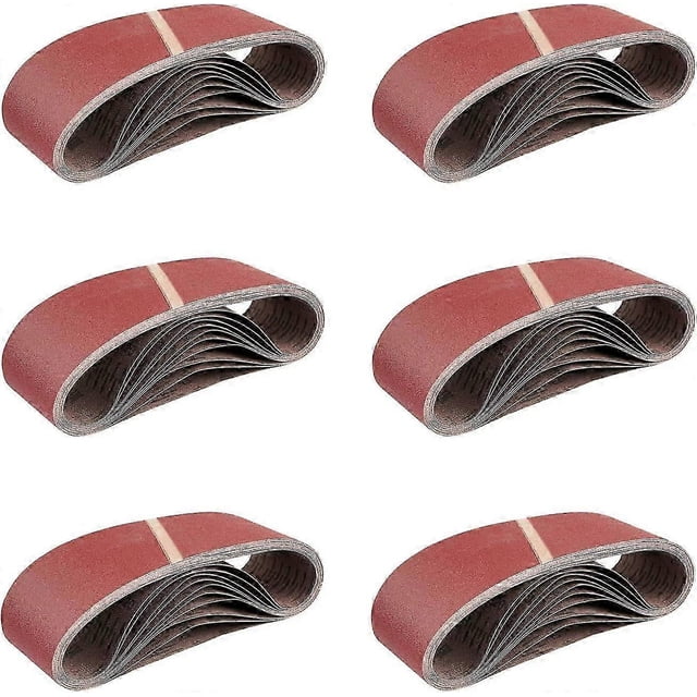 Cloth Sanding Belts 25 pieces 610 x 100 mm Mixpack (5 x grit 40/60/80/120/180 each) for belt sanders Sandpaper Sanding Belt Set