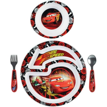The First Years Disney/Pixar Cars 2 4-Piece Feeding Set, BPA-Free