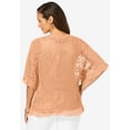 thumbnail image 2 of Jessica London Women's Plus Size Crochet Cardigan, 2 of 6