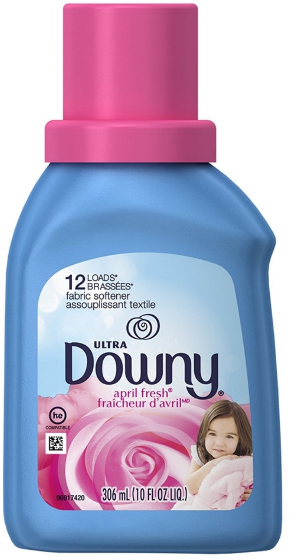 2 Pack Downy Ultra Liquid Fabric Softener, April Fresh 10 oz