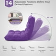 thumbnail image 6 of Canddidliike Adjustable 14-position Cushioned Floor Chair-Purple, Comfy Foldable Cushion, Long-Term Durability, Multi-Position Adjustable, Perfect for Living Room or Bedroom,, 6 of 10
