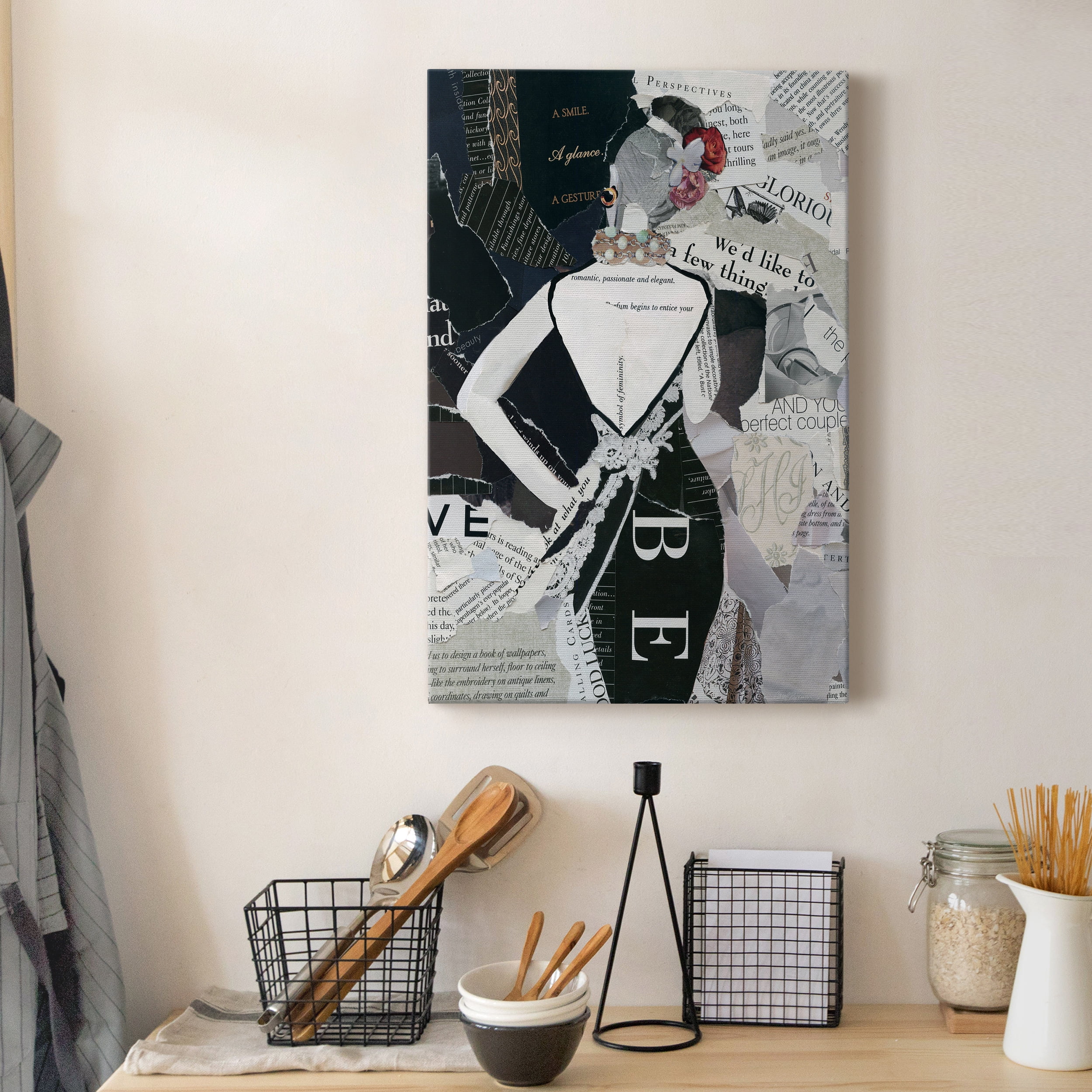Fashion Mosaic II Premium Gallery Wrapped Canvas - Ready to Hang - 40 x 60