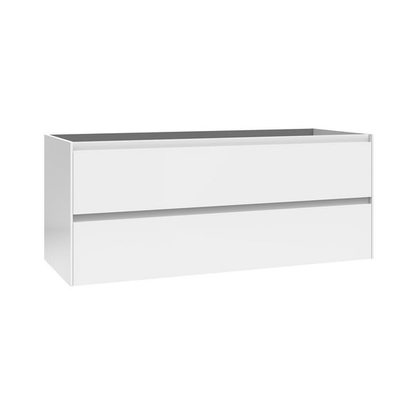 Ws Bath Collections Perla C120d.000 Perla 47" Double Wall Mounted Vanity Cabinet Only -