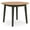 Green, variant on Signature Design by Ashley Gesthaven Round Drop Leaf Dining Table – Natural Wood & White Base, Space-Saving, Contemporary Kitchen & Dining Room Table