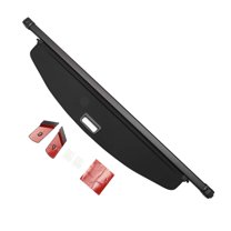 Unique Bargains Retractable Cargo Cover for Cadillac XT6 2019-2024 Rear Luggage Security Shield Shade Gloss Black