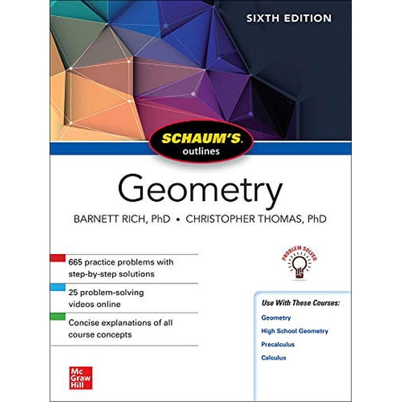 Pre-Owned Schaum's Outline of Geometry, Sixth Edition (Schaum's Outlines)