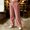 Pink, variant on Sevevn Women's Baggy Pleated Corduroy Trousers High Waist Single Button Wide Leg Pants with Pockets Cozy Thick Fabric All Match Everyday Outfits