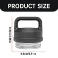 thumbnail image 2 of Leojiow Chug Cap For Rambler Bottle - Fits 18 Oz, 26 Oz, 36 Oz, 64 Oz - Water Bottle Lid Replacement, 2 of 6