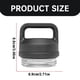 thumbnail image 3 of Tapa Chug Compatible Con Botellas De 18 Oz, 26 Oz, 36 Oz Y 64 Oz. Tapa De Repuesto Chug. Accesorios Para Botellas De Agua Compatibles Con Modelos De Botellas (Negro)., 3 of 6