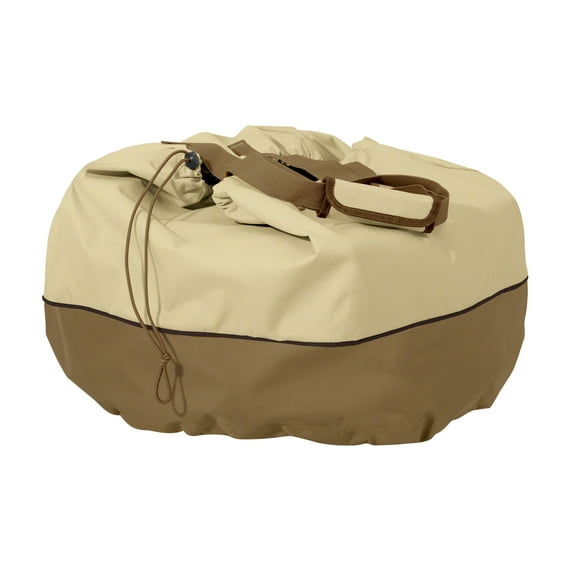 Classic Accessories Veranda™ Round Table Top Grill Cover & Carry Bag - Water Resistant Outdoor Cover (55-973-031501-00)