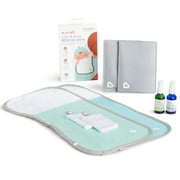 Munchkin TheraBurpee with Essential Oils: Baby Colic & Fever Rescue Kit + with Hot & Cold Therapy Burp Cloths & Aromatherapy
