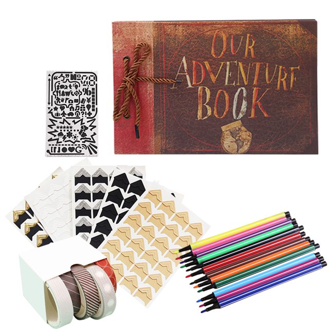 Bangcool Kit d'Album de Scrapbooking Créatif Polyvalent Bricolage Album Photo Fournitures de Scrapbooking