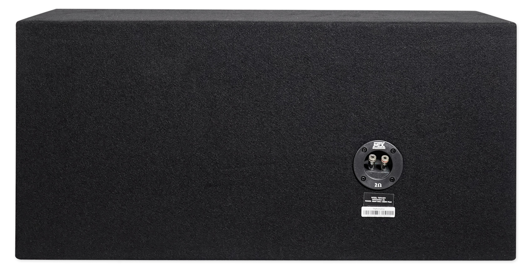MTX TNP212DV 12in 2000W Dual Loaded Subwoofer Enclosure with Amplifier, New - image 4 of 10