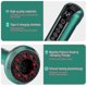thumbnail image 5 of Electric Cupping Massager Vacuum Suction Cup Guasha Anti Cellulite Beauty Health Scraping Infrared Heat Slimming Massage Therapy-XT, 5 of 5