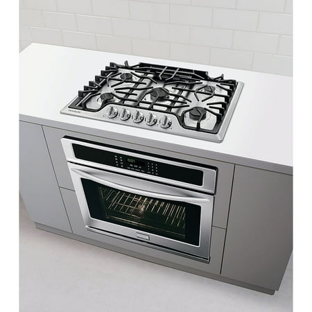 Frigidaire - Gallery 30" Built-In Gas Cooktop - Stainless Steel/Matte Black