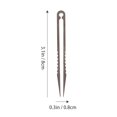 thumbnail image 4 of Shisuyan Precision Tweezers Titanium Alloy 1Pcs 3.1X0.3X0.2In, 4 of 8