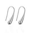 thumbnail image 7 of 4 Pcs/Set Women Jewelry Set Water Drop Shape Polished Metal Adjustable Open Design Earrings Necklace Bangle Ring Set Lady Daily Jewelry, 7 of 7