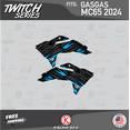 thumbnail image 2 of Kalair GFX Graphics Kit for Gasgas 2-STROKE MC65 (2024) Twitch Series, 2 of 5