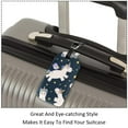 thumbnail image 3 of Square 2Pack PU Leather Unicorn Cruise Luggage Tag with Privacy Cover and Name ID Tag for Travel Handbags Backpacks Luggage Tags, 3 of 6