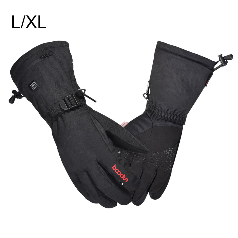 Mountaineering Warm Gloves for Cycling Skiing Motorcycle Hiking Fovolat Electric Heated Gloves with a Rechargeable Lithium Battery for Men and Women in Winter 