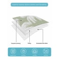 thumbnail image 5 of Quilts Queen Size Bedding Set, Sage Green Palm Trees Lightweight Quilted Comforter, Farmhouse Tropical Summer Beach Soft Reversible Bedspread Coverlet with Pillow Covers for All Season, 90" x 96", 5 of 7