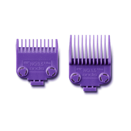 Andis #01420 Double Magnetic Nano Combs #1/2 & 1 1/2 Barber Clipper Guard 2