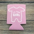 thumbnail image 2 of Baby Shower Can Coolers, Team Boy, Team Girl, Custom Baby Shower Coolies, Baby Shower Party Gift and Favor Idea (1 Bubble Gum), 2 of 2