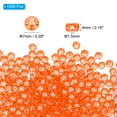 thumbnail image 2 of Uxcell 1000 Pcs Perlas de Letras Acrílicas para Pulseras Kit de Suministros DIY, Naranja, 2 of 6