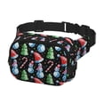 thumbnail image 2 of Easygdp Disco Mirror Ball Snowman Fanny Packs para Mujeres y Hombres, Bolsa de Cinturón, Bolsos de Cruz para Trabajo/Correr/Senderismo, 2 of 9