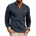 thumbnail image 1 of Camisa Henley Para Hombre,originals Henley De Manga Larga, 1 of 7