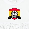 thumbnail image 4 of Inktastic Soccer Spain Flag Banner Girls Baby Dress, 4 of 5