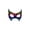 A006- Multicolor, variant on Lace Masquerade Mask, 6 Inch Rainbow Bat Mask, Womens Masquerade Mask for Masquerade Party Mardi Gras Halloween and Event, 1 Pack