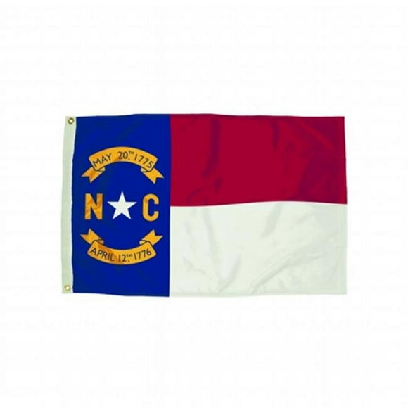 Flagzone FZ-2322051 3x5 Nylon North Carolina Flag