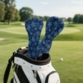 thumbnail image 3 of Yuyamidu Blue Turtle Golf Head Covers Waterproof PU Leather Golf Club Head Covers for Club Protective, Summer Golf Accessory Gifts for Women Men, 3 of 7