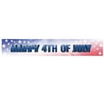 thumbnail image 2 of BNNG Large God Blesse America Banner Outdoor Independence Day Flag 120 X 20 Memorial National Day Yard Sign American Decorations 4th Of July Party Supplies Holiday Celebration Patriotic, 2 of 4