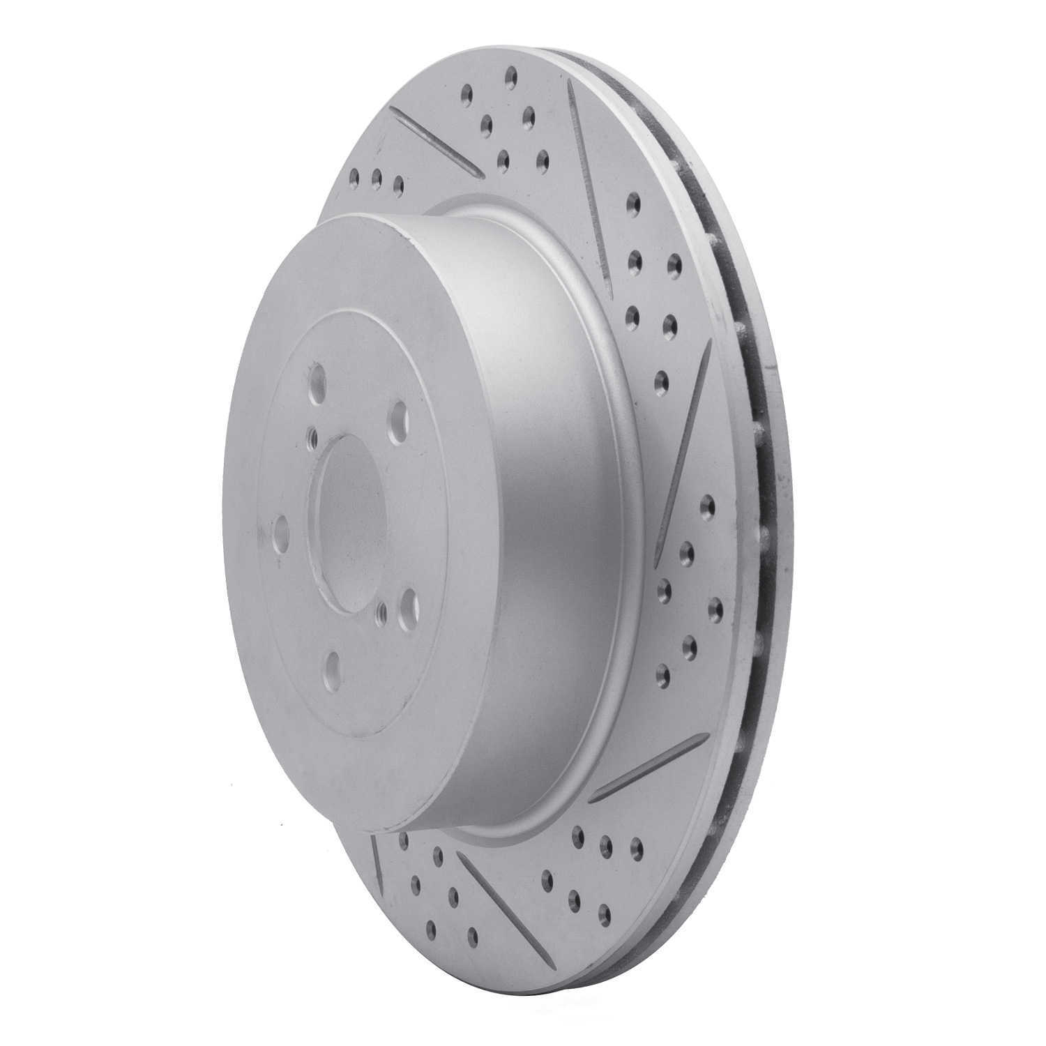 Dynamic Friction Company 830-13015R DFC Geoperformance Rotor - Drilled and Slotted
