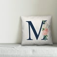 thumbnail image 3 of Creative Products Floral Monogram - M 18x18 Indoor / Outdoor Pillow, 3 of 3