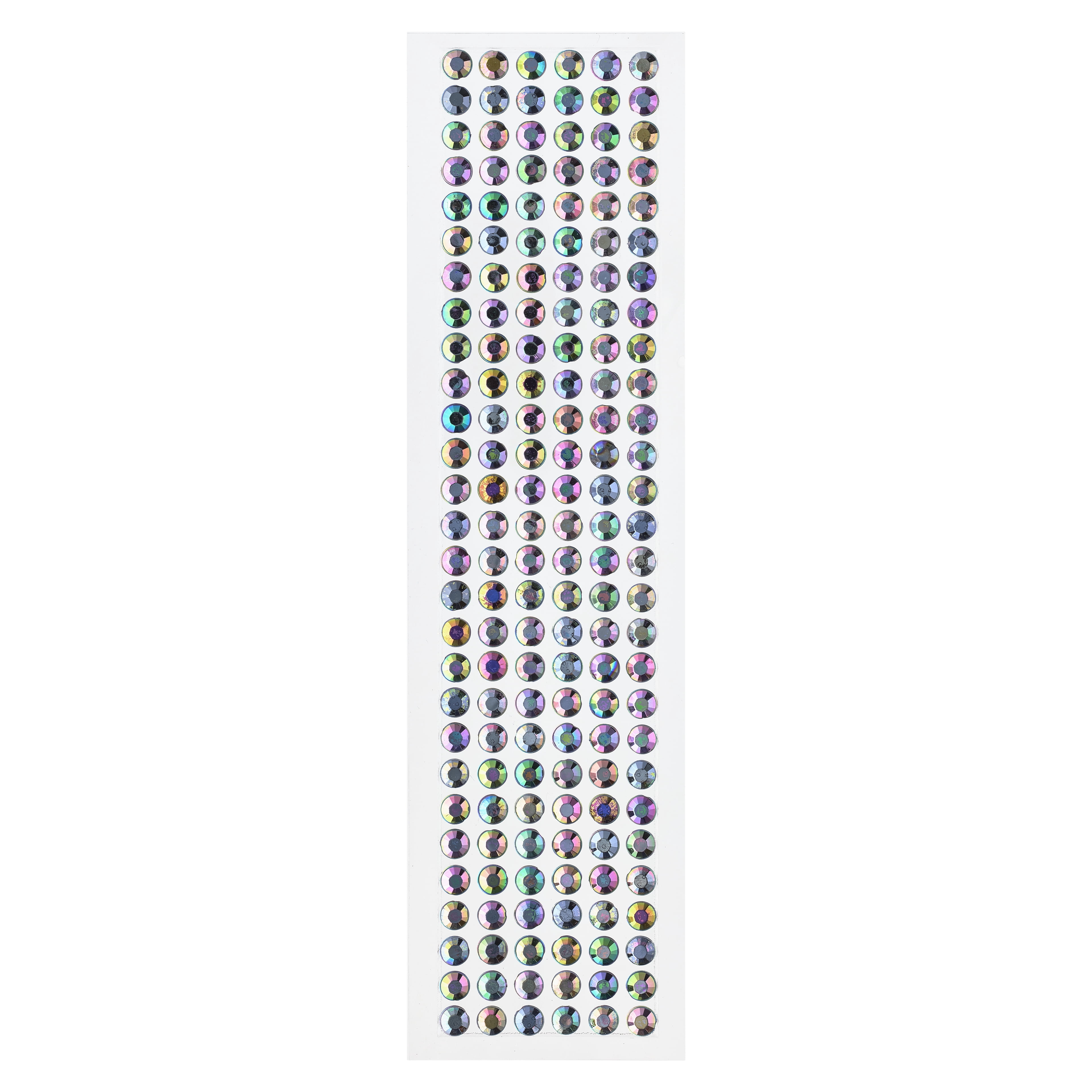 Recollections Black AB Bling Sticker, 12 Pack