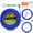 Blue, variant on Heavy Duty Aerial Dog Tie Out Trolley System for Small to Large Dogs - Run Cable 100ft /75ft Zipline with 10ft Runner Cable Great for Yard (Red, 100 ft for one Dogs up to 300lbs)