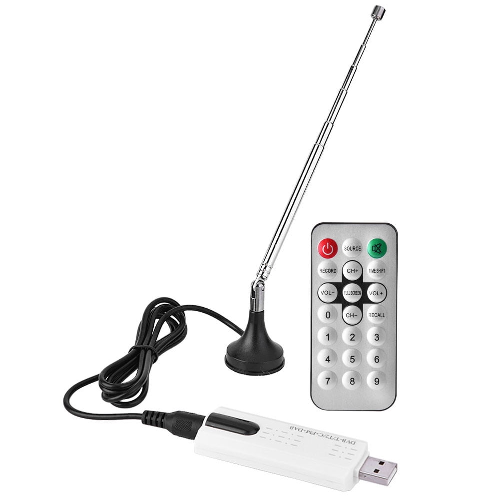DVB-T/T2/DVB-C+FM+DAB+SDR USB2.0 DVB T2 FM DAB HDTV Stick TV Tuner Receiver 