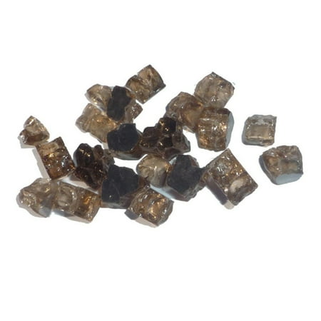 - Tretco 0.25 in. Copper Reflective Fire Glass Crystals