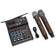 thumbnail image 3 of Small Stereo Mixer, Dual L Band Equalizer MP3 Playing 16 Reverbs Stereo Processor With USB Charging Cable For Live Streaming, 3 of 8