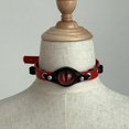 thumbnail image 4 of Elegant Gothic Collar Accessory PU Leather Necklace Adjustable Length Neckchain Accessory for Trendsetting Women, 4 of 4