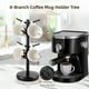 thumbnail image 3 of Árbol para tazas, 8 ganchos, soporte para tazas de café con base giratoria de 360°, soporte para tazas de café, soporte para tazas, estación organizadora para cocina, cafetería, bar, oficina, 3 of 7