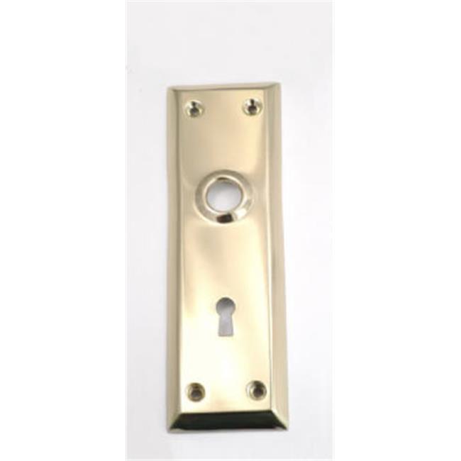 1142 Brass Mortise Trim Plate