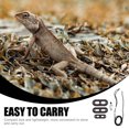thumbnail image 2 of OUNONA 1 Set Bearded Dragon Harness Vest Nylon Black for Outdoor Activities, 2 of 7